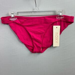 Roxy Sunset 70’s Braid Bikini Bottom Women’s Large Pink